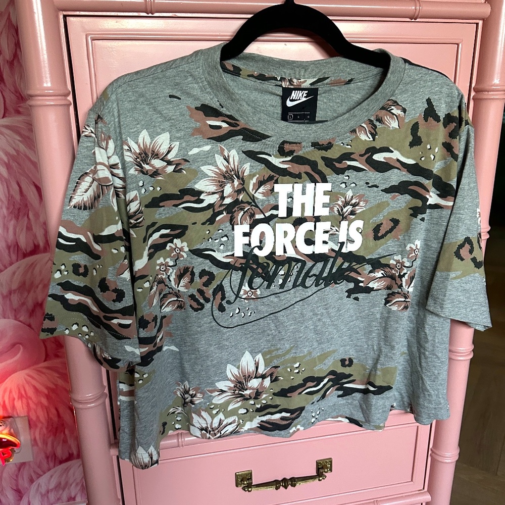 NWT Nike The Force is Female Crop Top